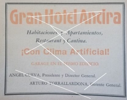 6 AFICHES ANTIGUOS HOTEL ANCIRA MONTERREY 1963 1950s 60s - Imagen 6